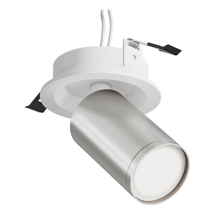 Maytoni C048CL-U-1WS - Einbaustrahler FOCUS 1xGU10/10W/230V glänzendes Chrom