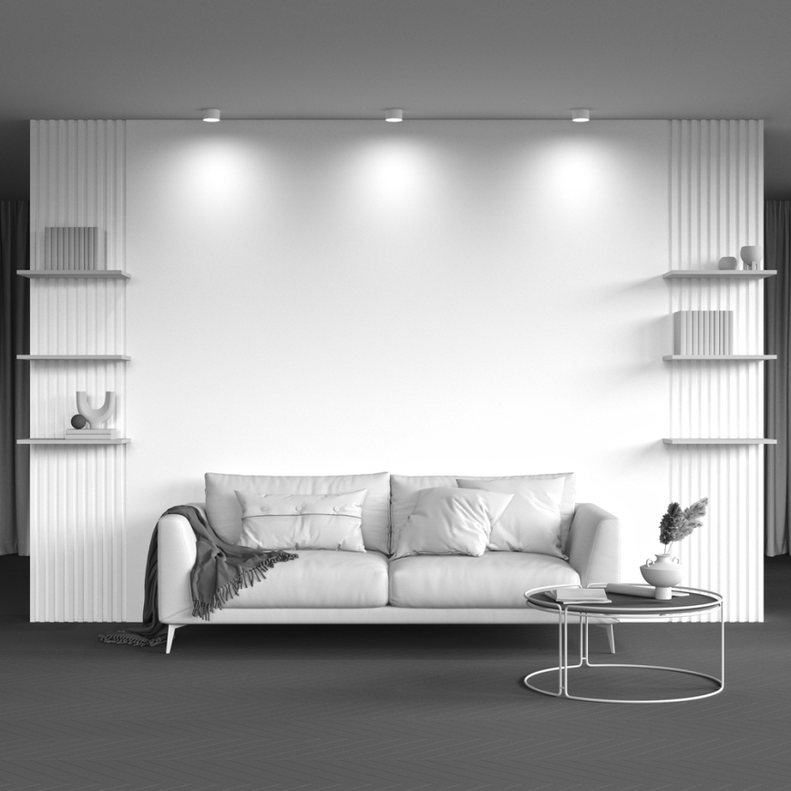 Maytoni C086CL-GX53-SRD-W - Strahler HOOP 1xGX53/15W/230V 8,5 cm weiß