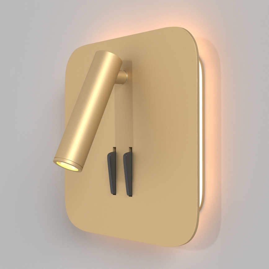 Maytoni C175-WL-01-6W-MG - LED-Wandstrahler IOS LED/9W/230V golden