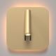 Maytoni C175-WL-01-6W-MG - LED-Wandstrahler IOS LED/9W/230V golden