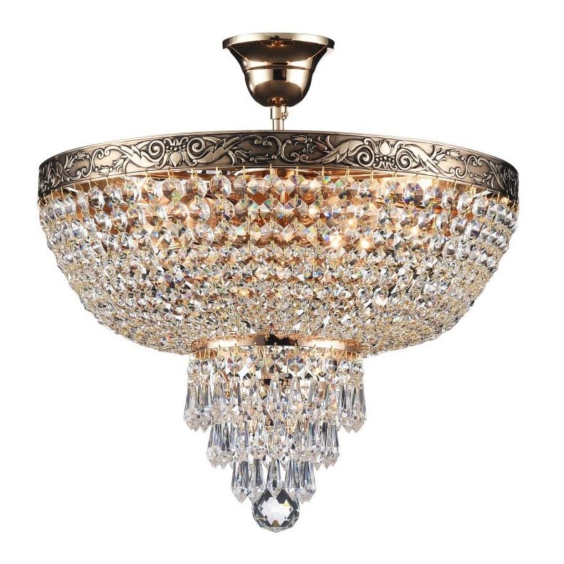 Maytoni DIA890-CL-05-G - Aufbauleuchte PALACE 5xE27/60W/230V