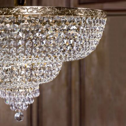 Maytoni DIA890-CL-18-G - Aufbauleuchte PALACE 18xE27/60W/230V