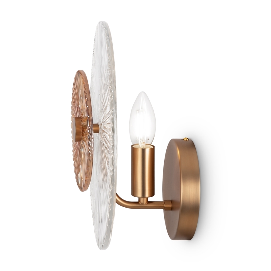 Maytoni MOD007WL-01G - Wandleuchte ASTER 1xE14/40W/230V