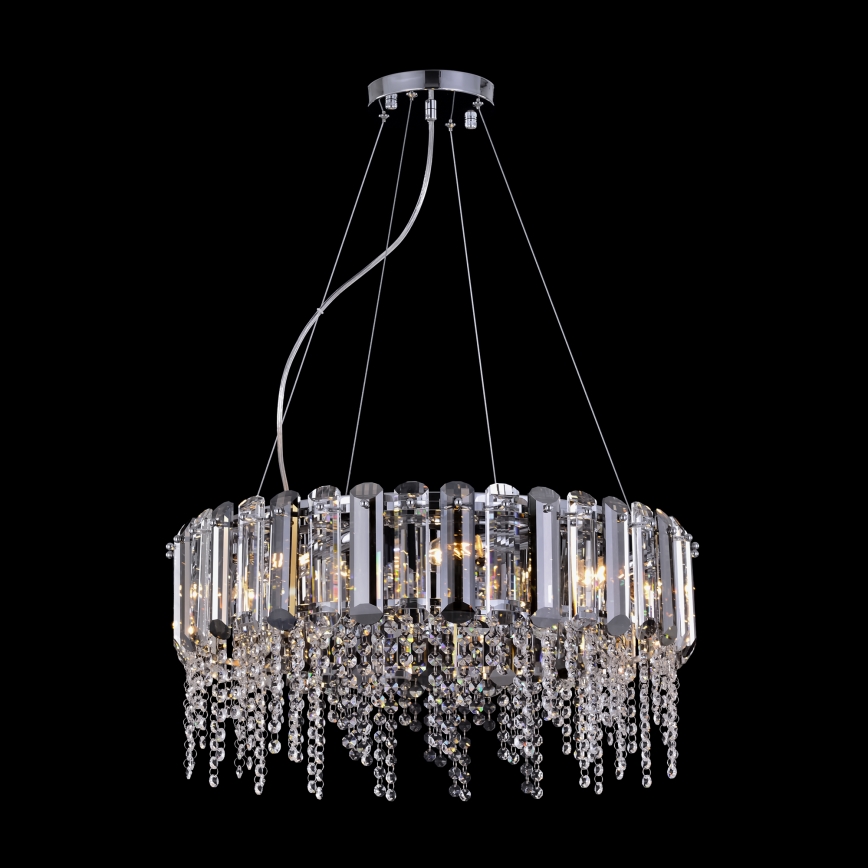 Maytoni MOD097PL-08CH - Kronleuchter an Aufhängung  HAIL 8xE14/40W/230V d 60,5 cm glänzendes Chrom