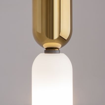 Maytoni MOD177PL-01G - Hängeleuchte MEMORY 1xE14/40W/230V golden/weiß