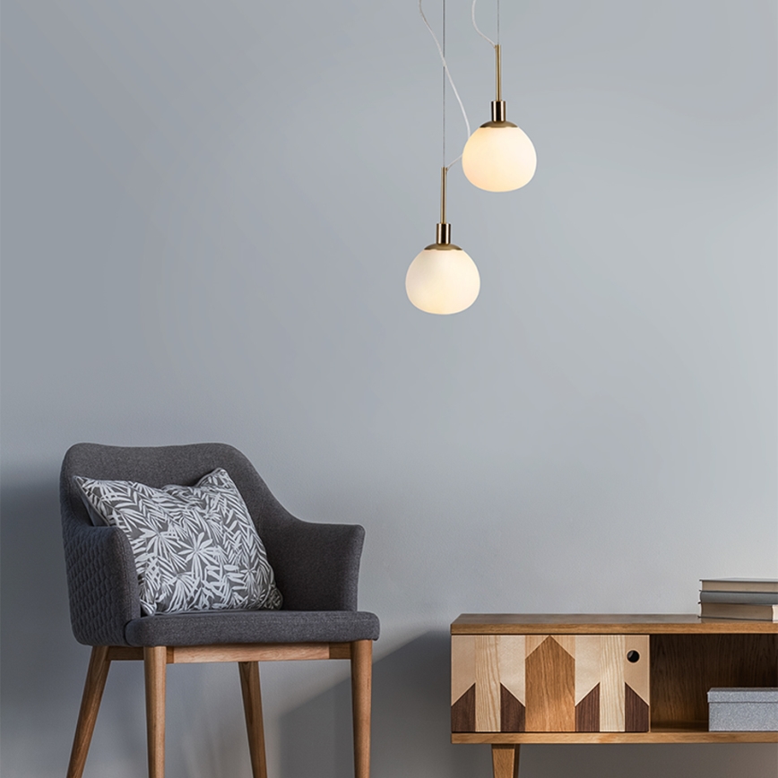 Maytoni MOD221-PL-01-G - Hängeleuchte ERICH 1xE14/40W/230V kupfern