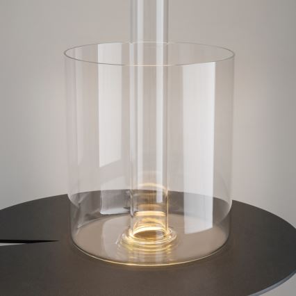 Maytoni MOD229TL-L3B3K1 - Dimmbare, aufladbare LED-Tischleuchte (tragbar) LED/3W/5V 2200-4000K schwarz/klar