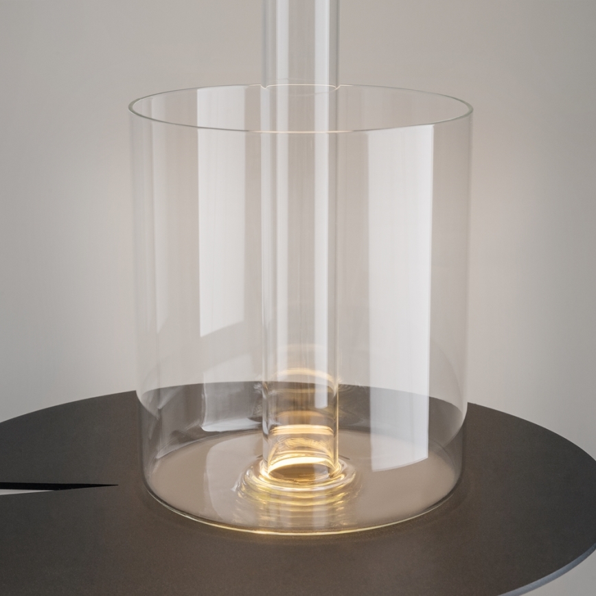 Maytoni MOD229TL-L3B3K1 - Dimmbare, aufladbare LED-Tischleuchte (tragbar) LED/3W/5V 2200-4000K schwarz/klar