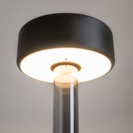 Maytoni MOD229TL-L3B3K3 - Dimmbare, aufladbare LED-Tischleuchte (tragbar) LED/3W/5V 2200-4000K schwarz/grau