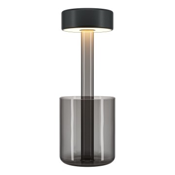 Maytoni MOD229TL-L3B3K3 - LED dimmbare, wiederaufladbare tragbare Tischlampe LED/3W/5V 2200-4000K 2000 mAh schwarz/grau
