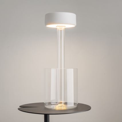 Maytoni MOD229TL-L3W3K1 - Dimm- und tragbare LED-Tischleuchte (aufladbar) LED/3W/5V 2200-4000K weiß/klar