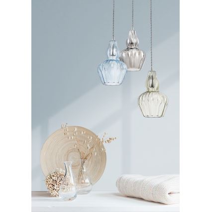 Maytoni MOD238-PL-01-BL - Hängeleuchte EUSTOMA 1xE14/40W/230V blau