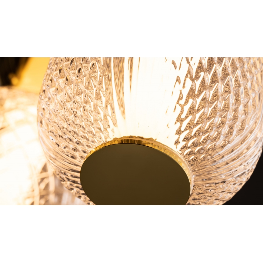 Maytoni MOD273CL-L60CH3K - LED-Deckenleuchte DROP 4xLED/15W/230V d 43 cm glänzendes Chrom