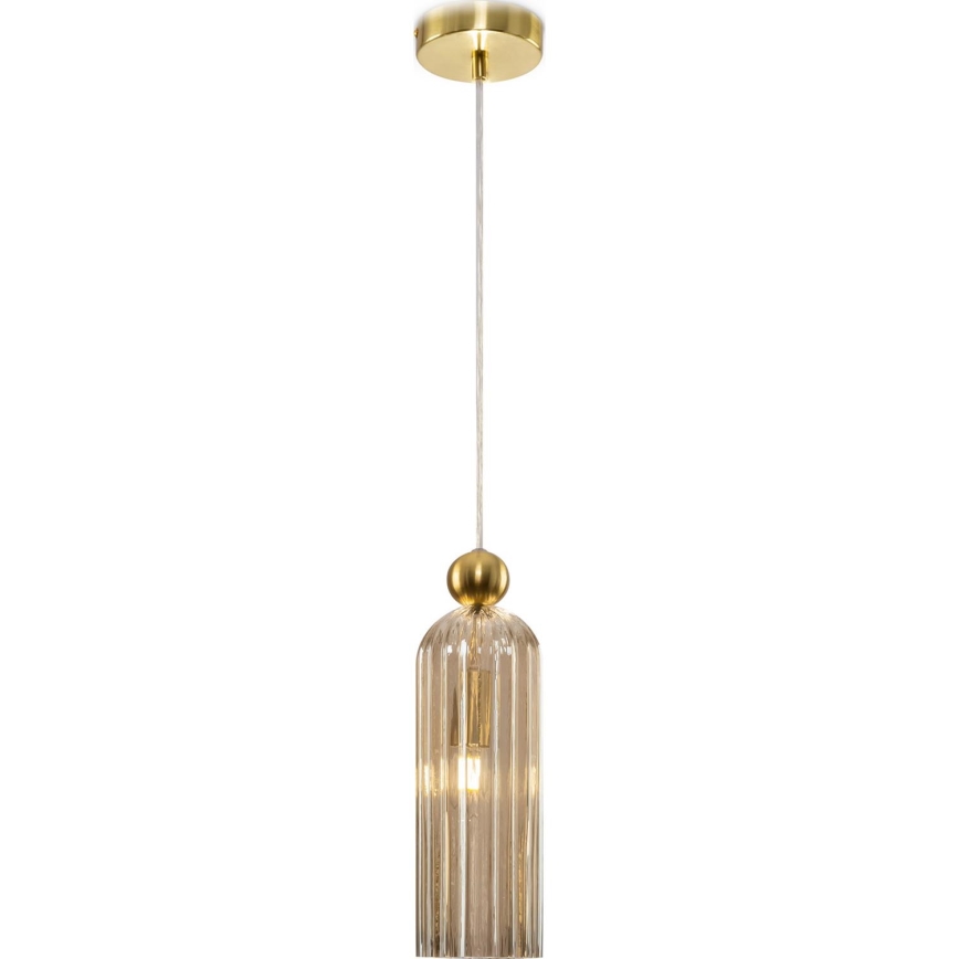 Maytoni MOD302PL-01CG - Hängeleuchte ANTIC 1xE14/40W/230V golden/beige