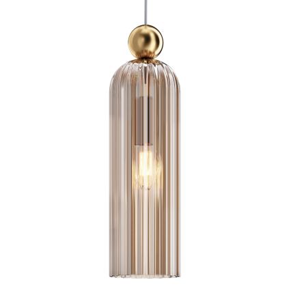 Maytoni MOD302PL-01CG - Hängeleuchte ANTIC 1xE14/40W/230V golden/beige
