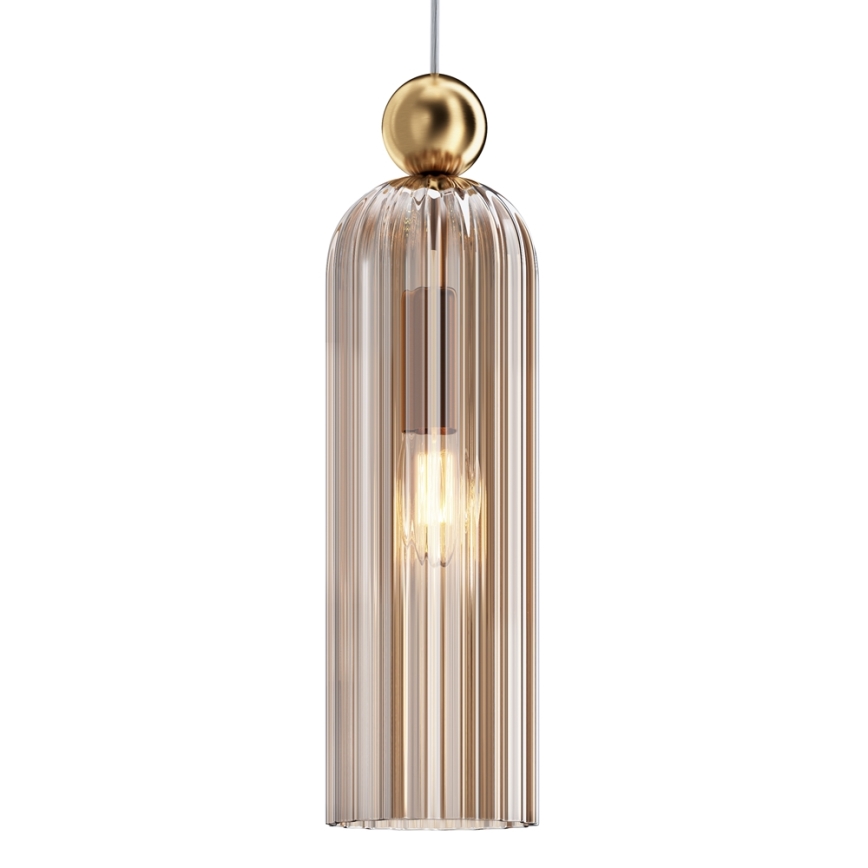 Maytoni MOD302PL-01CG - Hängeleuchte ANTIC 1xE14/40W/230V golden/beige