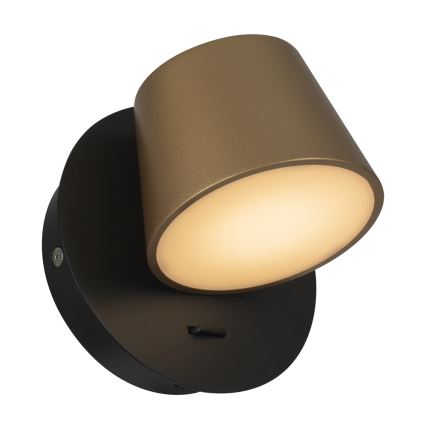 Maytoni MOD421WL-L6BBS3K - LED-Wandleuchte PIXEL 7W/230V 3000K golden/schwarz