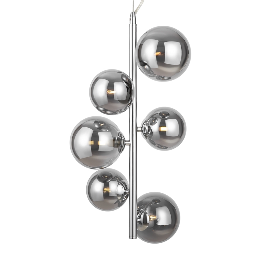 Maytoni MOD545PL-06CH - Hängeleuchte DALLAS 6xG9/28W/230V glänzendes Chrom
