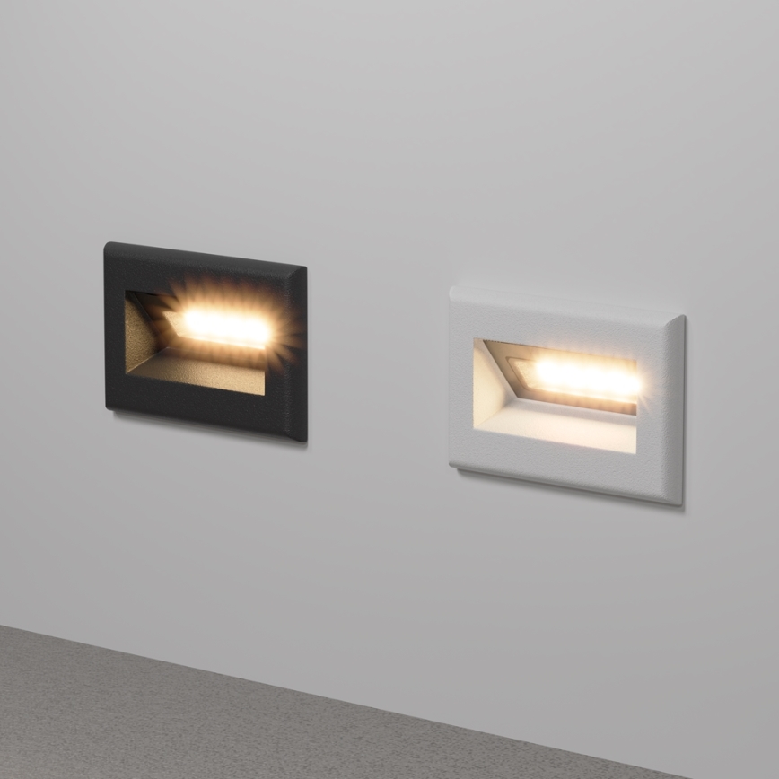 Maytoni O045SL-L3B3K - LED-Einbauleuchte für den Außenbereich BOSCA LED/3W/230V 3000K IP65 schwarz