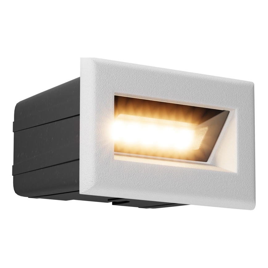 Maytoni O045SL-L3W3K - LED-Einbauleuchte für den Außenbereich BOSCA LED/3W/230V 3000K IP65 weiß