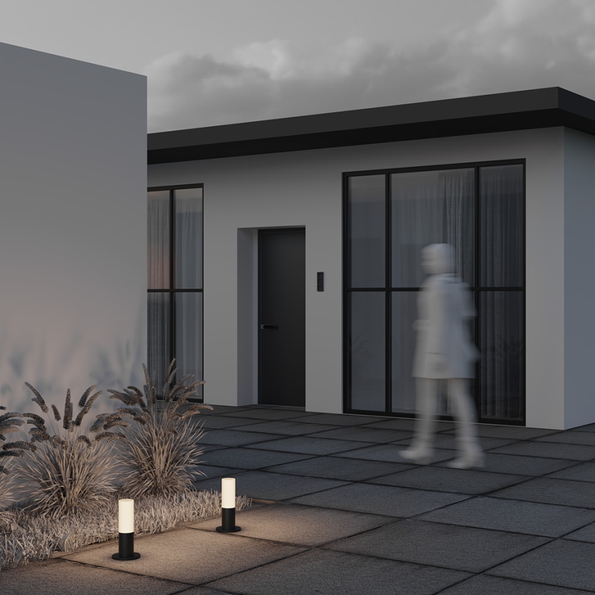 Maytoni O418FL-01B - Außenleuchte WILLIS 1xE27/60W/230V 30 cm IP54 schwarz