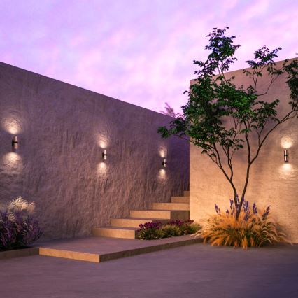 Maytoni O582WL-02BS - Outdoor-Wandleuchte BOWERY 2xGU10/50W/230V IP54 Messing