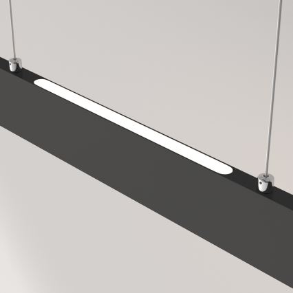 Maytoni P010PL-L23B4K - LED-Hängeleuchte STEP LED/23W/230V 4000K 91 cm schwarz