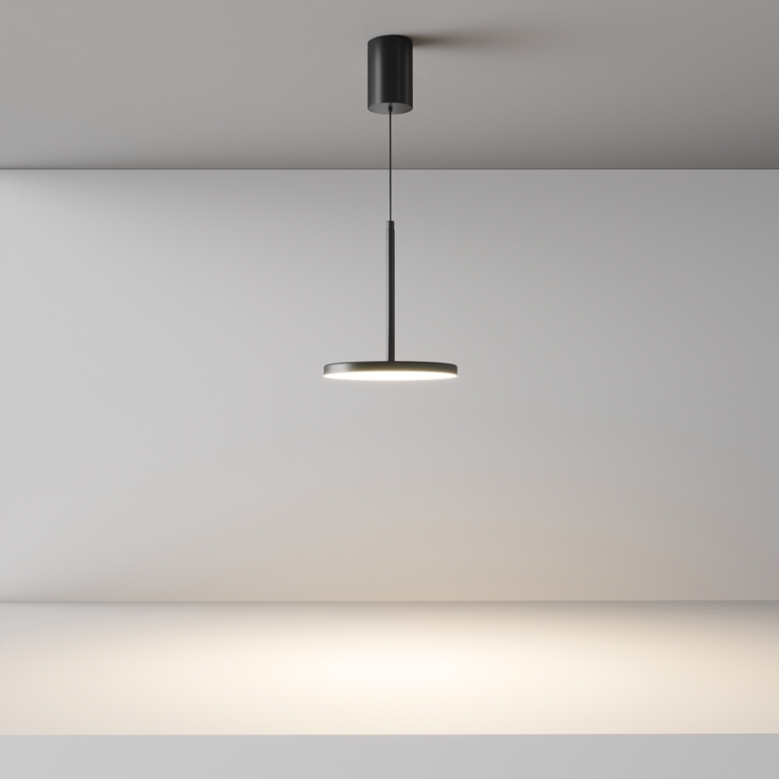 Maytoni P076PL-L12W3K-B - LED-Hängeleuchte PLATO LED/12W/230V 3000K schwarz