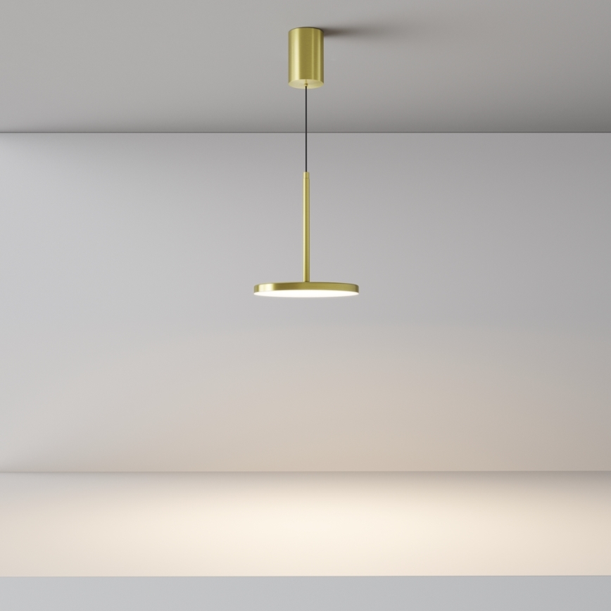 Maytoni P076PL-L12W3K-BS - LED-Hängeleuchte PLATO LED/12W/230V 3000K golden