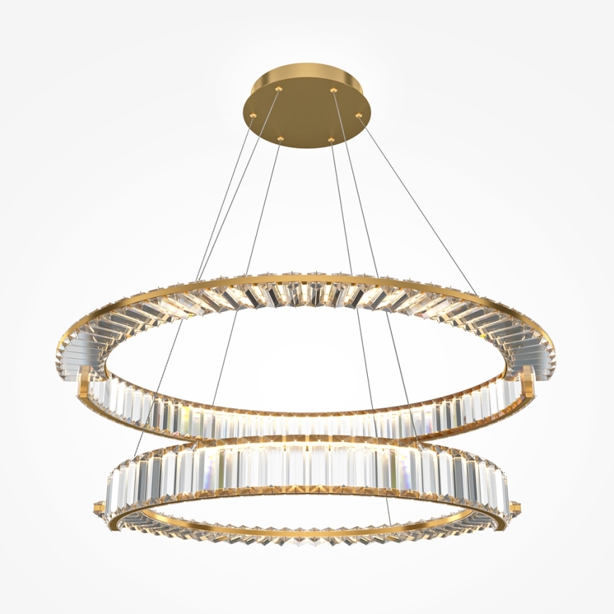 Maytoni P097PL-L90G4K - LED-Kronleuchter an Aufhängung KRONE LED/90W/230V CRI 90 d 80,5 cm golden