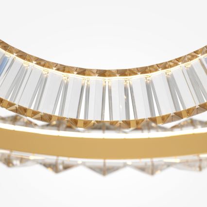 Maytoni P097PL-L90G4K - LED-Kronleuchter an Aufhängung KRONE LED/90W/230V CRI 90 d 80,5 cm golden