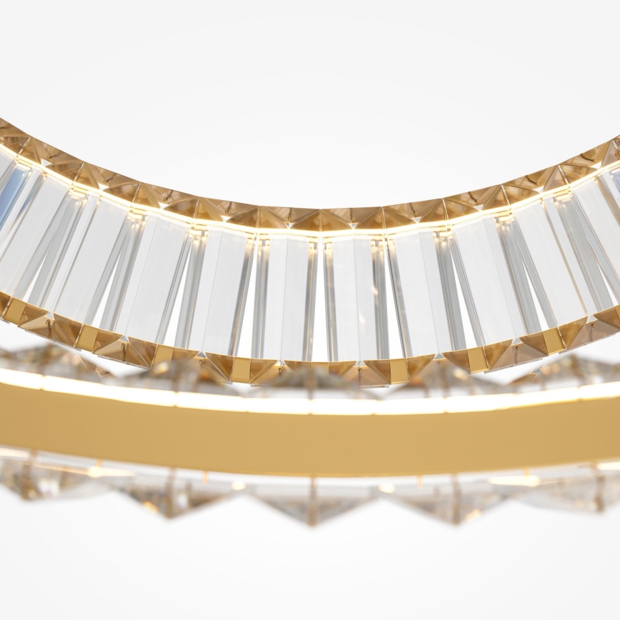 Maytoni P097PL-L90G4K - LED-Kronleuchter an Kabel KRONE LED/90W/230V CRI 90 Ø 102 cm goldfarben