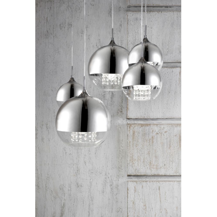 Maytoni P140-PL-170-5-N - Hängeleuchte FERMI 5xE27/60W/230V glänzendes Chrom