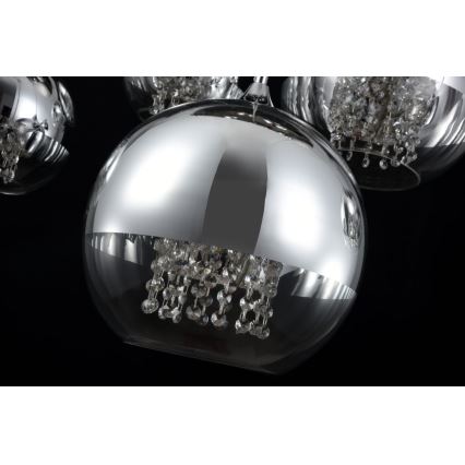 Maytoni P140-PL-170-5-N - Hängeleuchte FERMI 5xE27/60W/230V glänzendes Chrom