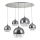 Maytoni P140-PL-170-5-N - Hängeleuchte FERMI 5xE27/60W/230V glänzendes Chrom