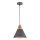 Maytoni P359-PL-220-C - Hängeleuchte BICONES 1xE27/60W/230V d 22 cm grau/beige