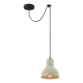 Maytoni T434-PL-01-GR - Hängeleuchte BRONI 1xE27/60W/230V d 16 cm grau