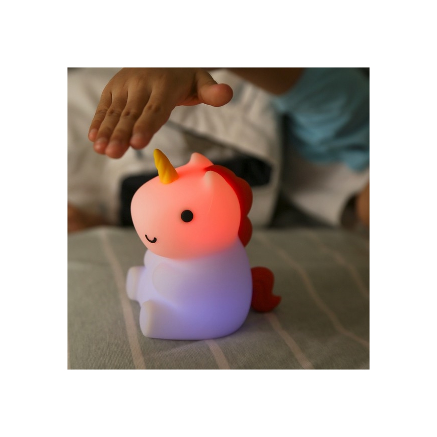 MegaLight - Dimmbare, aufladbare Kinder-Leuchte mit Touch-Funktion (LED RGB) MAGGY MAGIC LED/5V