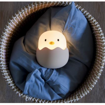 MegaLight - LED RGB dimmbare wiederaufladbare Kinder-Touchlampe EGGY EGG LED/5V