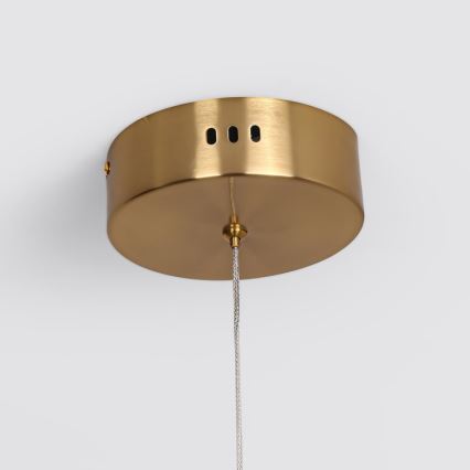 MELECA LED-Pendelleuchte mit Seilaufhängung, 36W/230V, 3000/4000/6000K, 160 cm, goldfarben