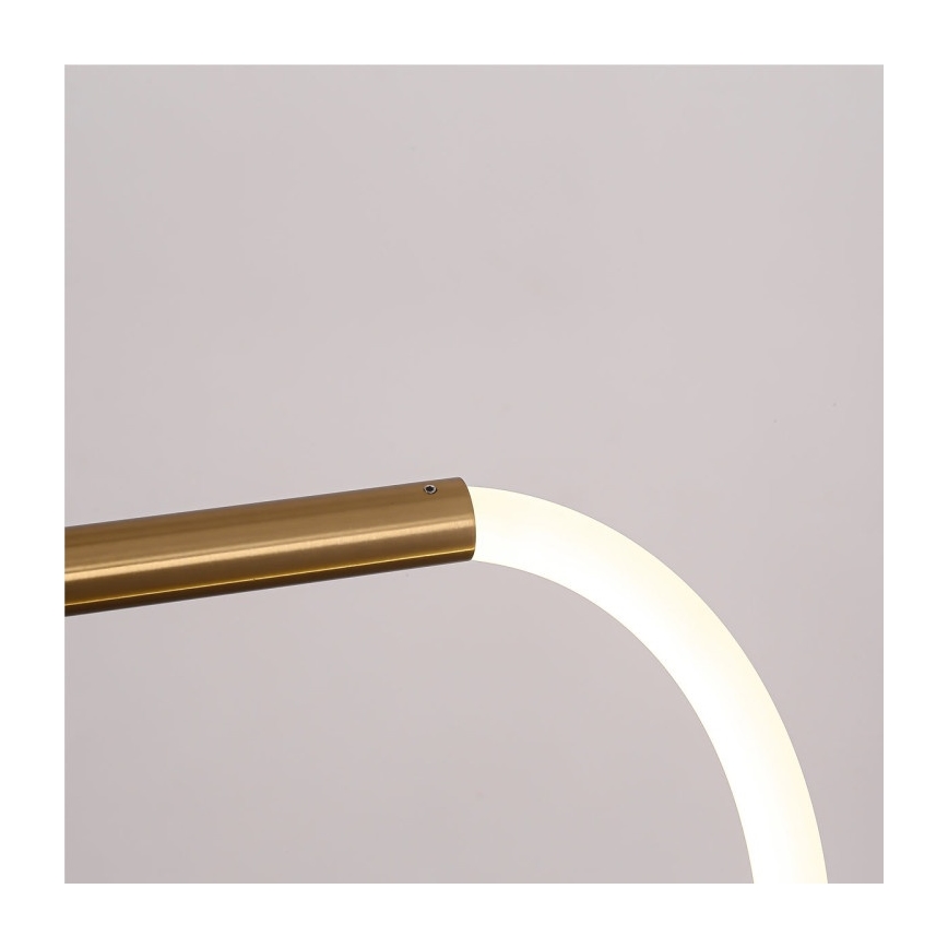 MELECA LED-Pendelleuchte mit Seilaufhängung, 36W/230V, 3000/4000/6000K, 160 cm, goldfarben