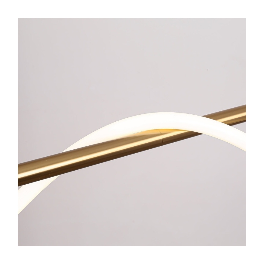 MELECA LED-Pendelleuchte mit Seilaufhängung, 36W/230V, 3000/4000/6000K, 160 cm, goldfarben