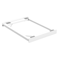Meliconi 656116 - Stapeladapter für Waschmaschine und Trockner, 47 cm, weiß