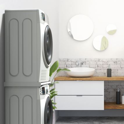 Meliconi 656116 - Zwischenstück für Waschmaschine und Trockner 46 cm weiß