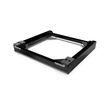 Meliconi 656168 - Antivibrationsmatte für Waschmaschine mit ausziehbaren Rollen, 47 cm, schwarz