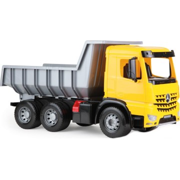 Mercedes GIGA TRUCKS Kipper-LKW, 65 cm, gelb/grau