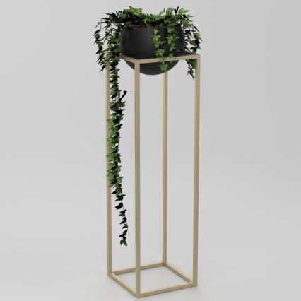 Metall-Blumenkübel 111,3x29 cm in Gold