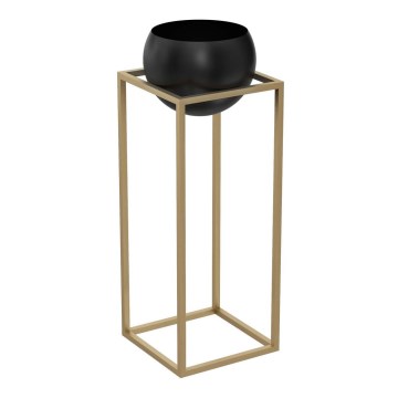 Metall-Blumenkübel 81,3x29 cm in Gold