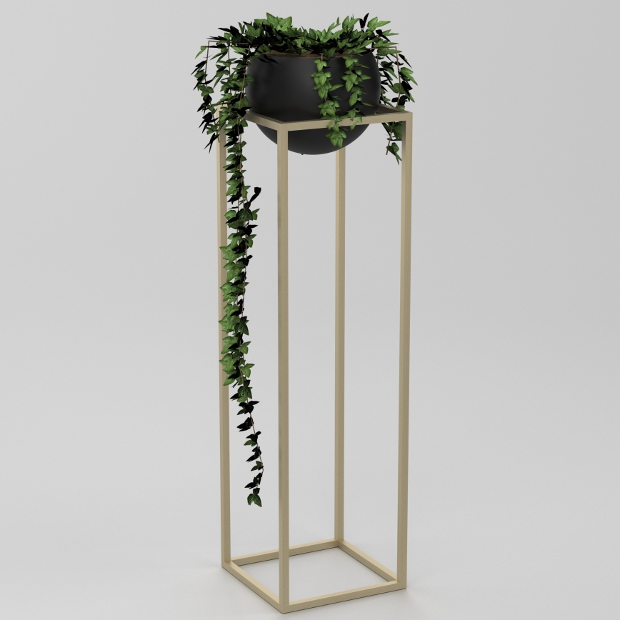 Metall-Blumentopf 111,3x29 cm golden