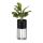 Metall-Blumentopf LOFT 42x20 cm schwarz